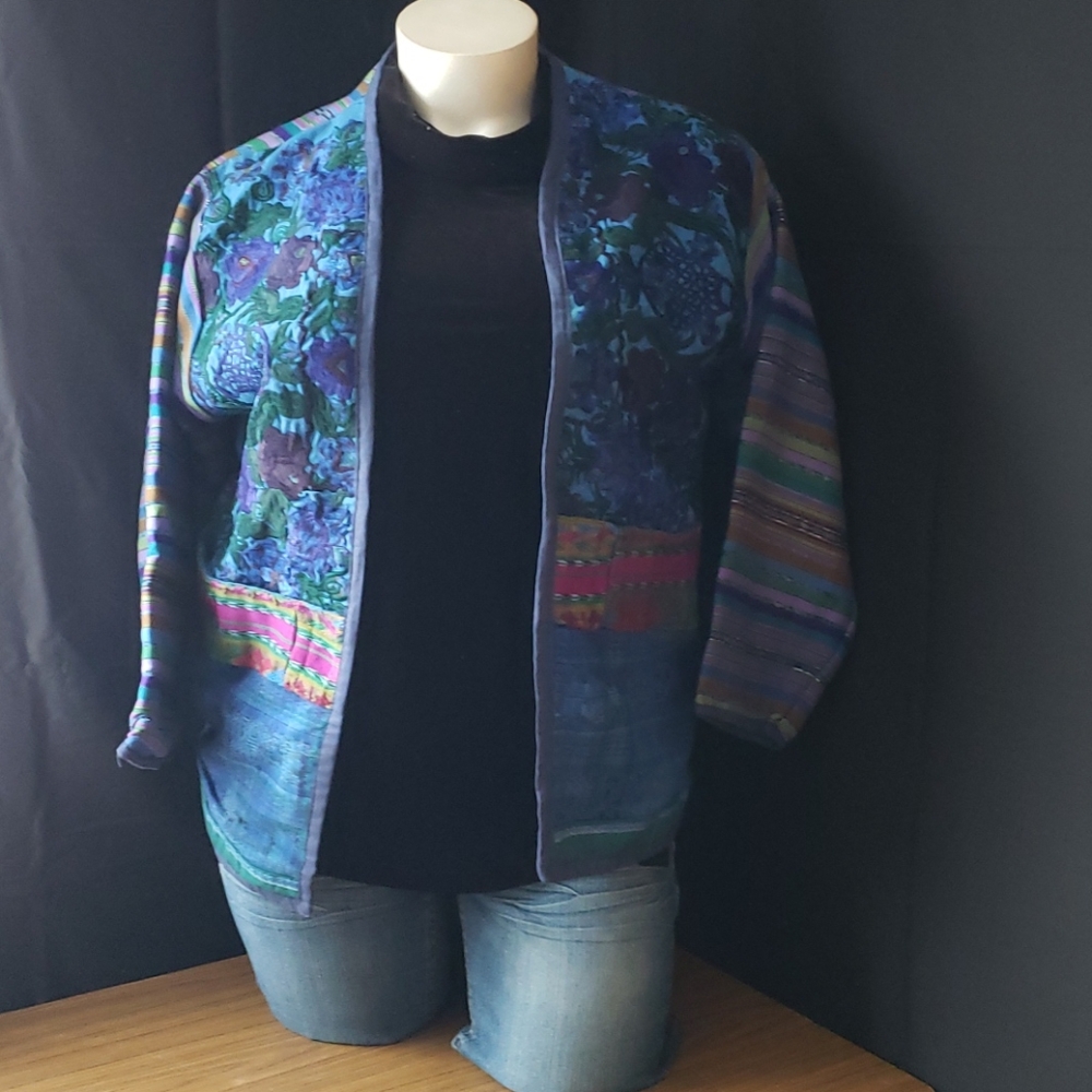 Vintage Guatemalan Embroidered Bohemian Blazer
